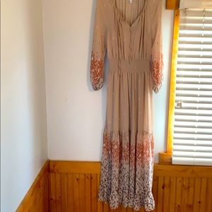 Maxi peasant dress